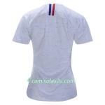 Camisolas de Futebol França Mulher Equipamento Alternativa Copa do Mundo 2018 Manga Curta